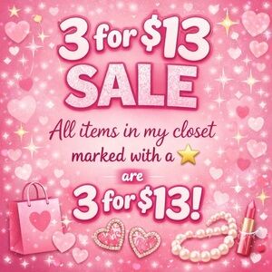 ⭐️ BUNDLE 3 FOR $13 ⭐️